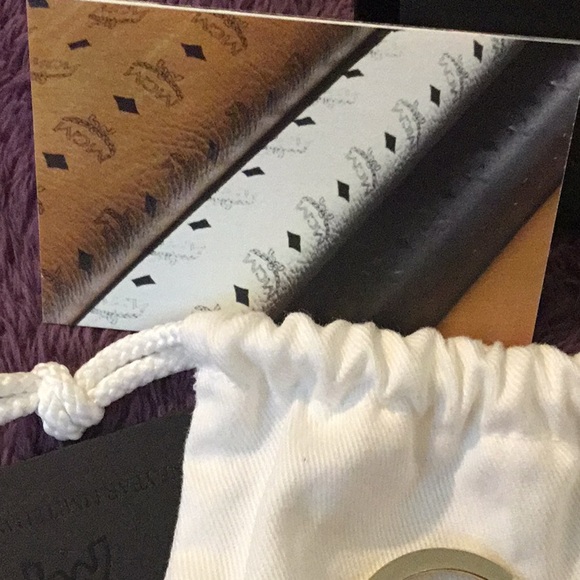 NWT Authentic MCM Key Ring / Bag Charm - Picture 8 of 16